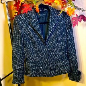 Black tweed blazer